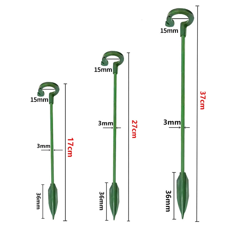 2/5/10pcs Plastic Plant Supports Flower Stand