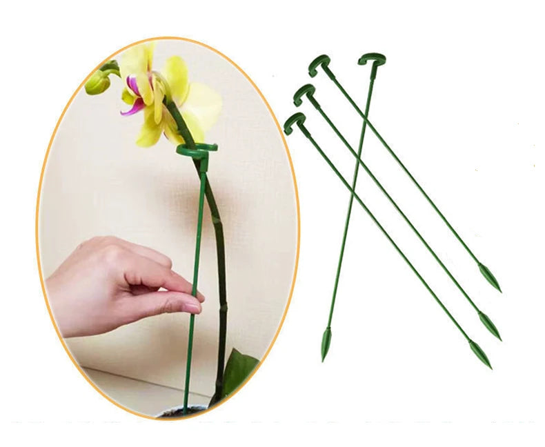 2/5/10pcs Plastic Plant Supports Flower Stand