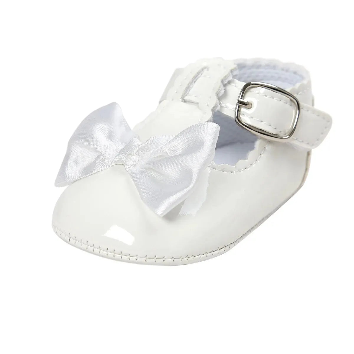 Classic Bowknot Rubber Sole Anti-slip Baby Girls Shoes