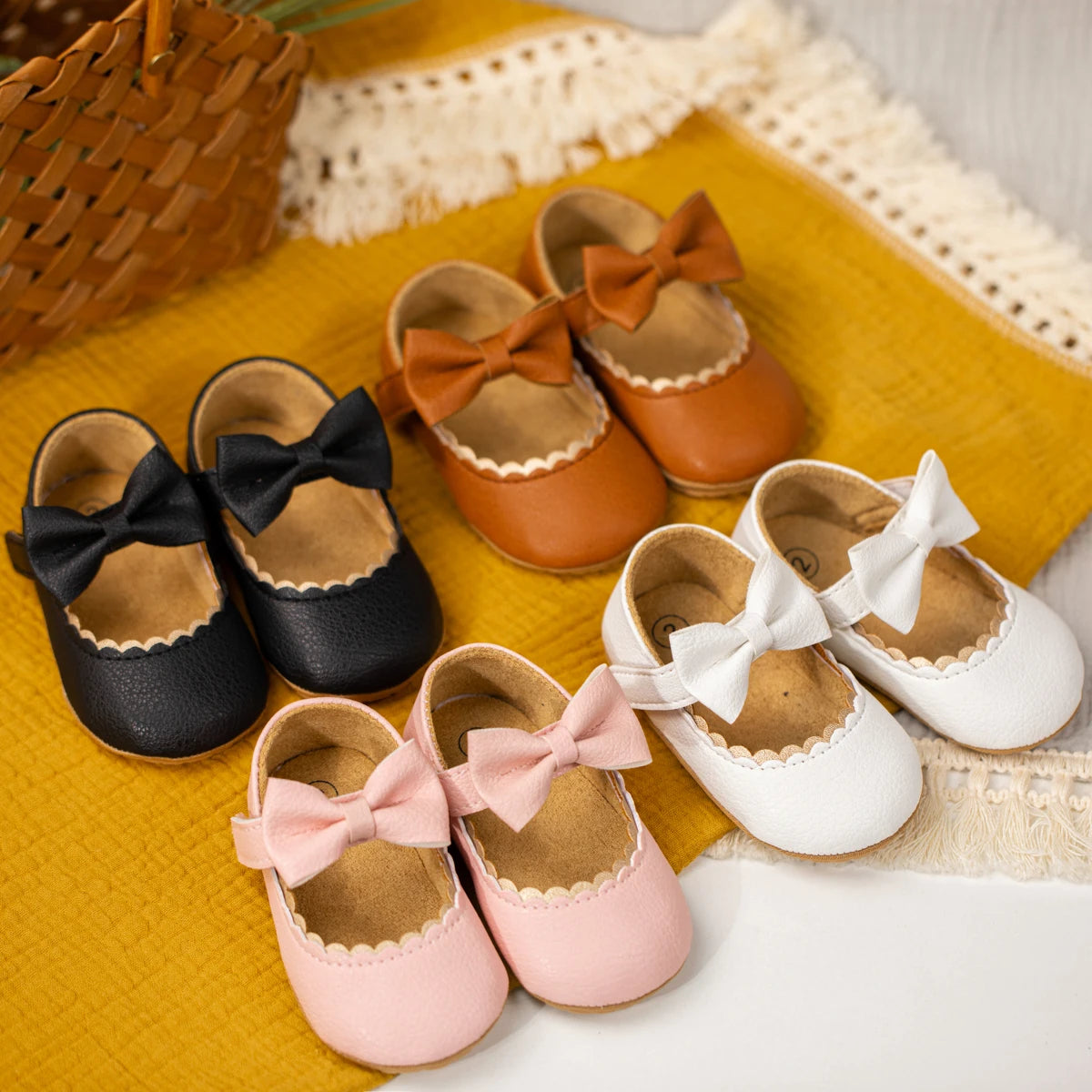 Retro Newborn Walking Baby Shoes