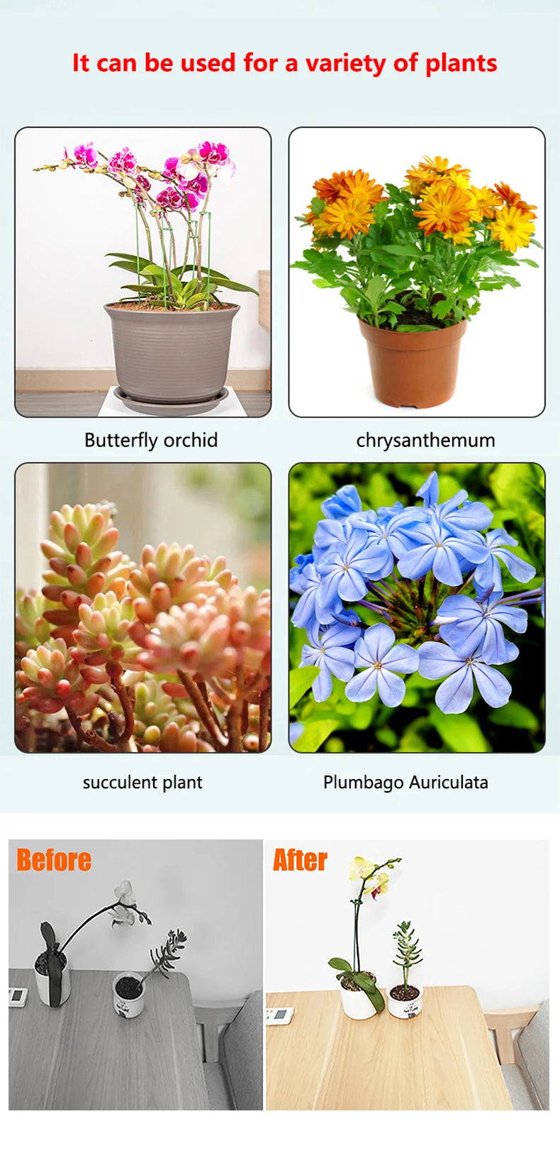 2/5/10pcs Plastic Plant Supports Flower Stand