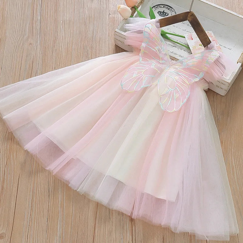New Colorful Chiffon Baby Girl Princess Dress