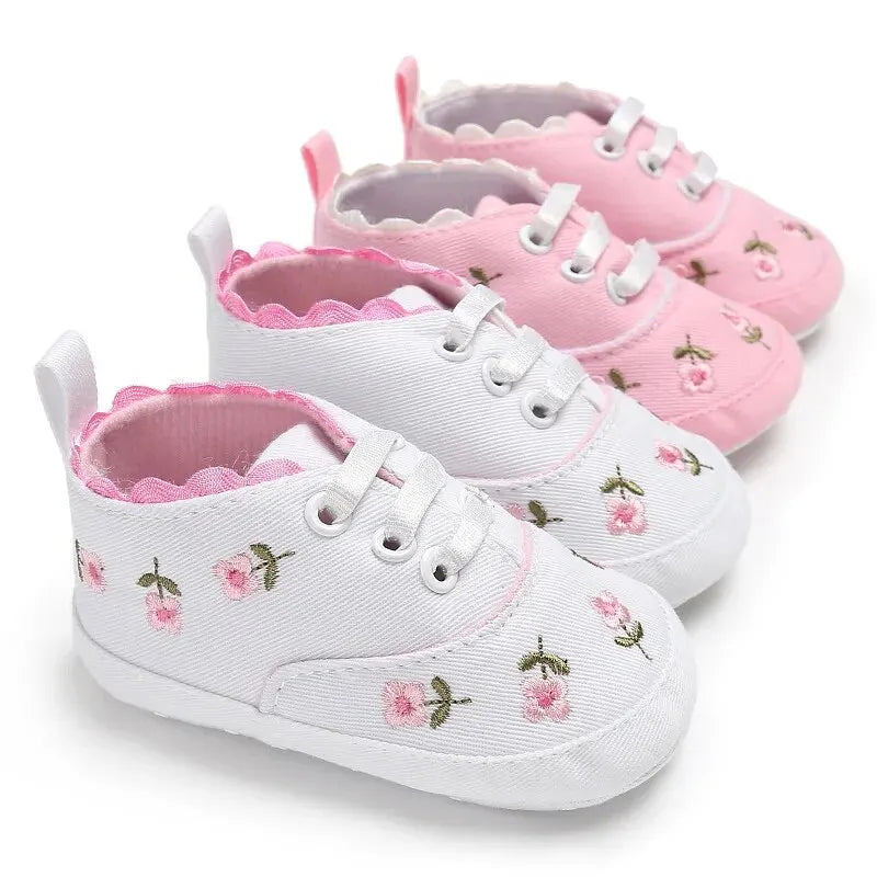 Newborn Baby Girl Summer Casual Canvas Shoes