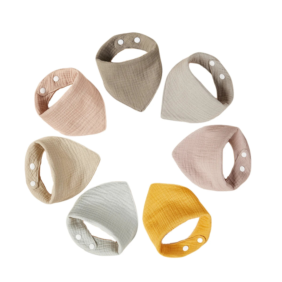 Unisex Soft Cotton Baby Drool Bibs