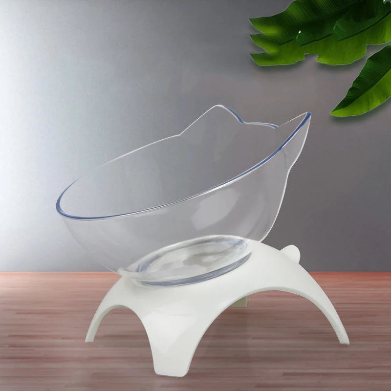 Non-Slip Double Pet Cat Bowl With Stand