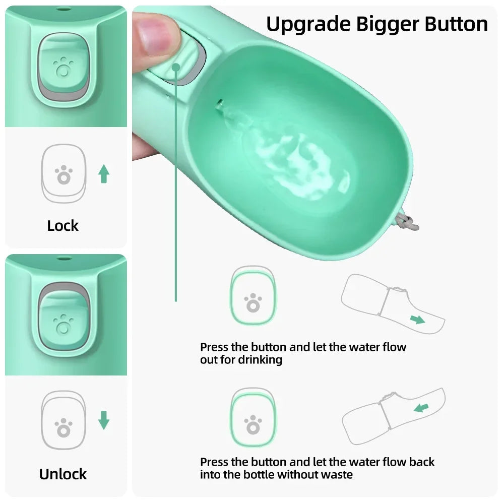 Portable Pet Cat Dog Water Bottle Leakproof