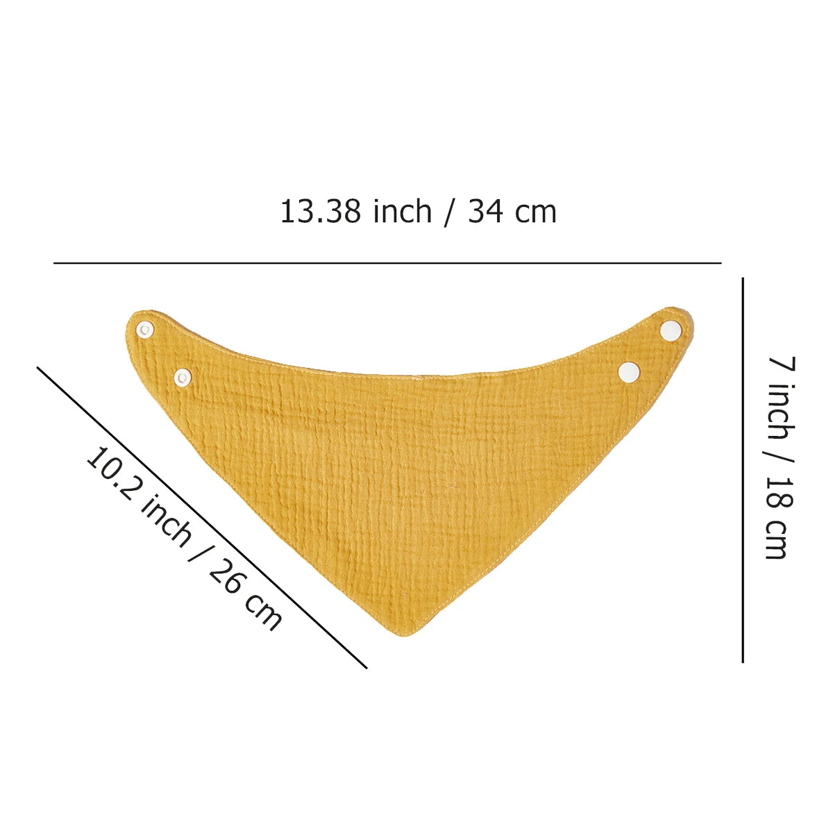 Unisex Soft Cotton Baby Drool Bibs