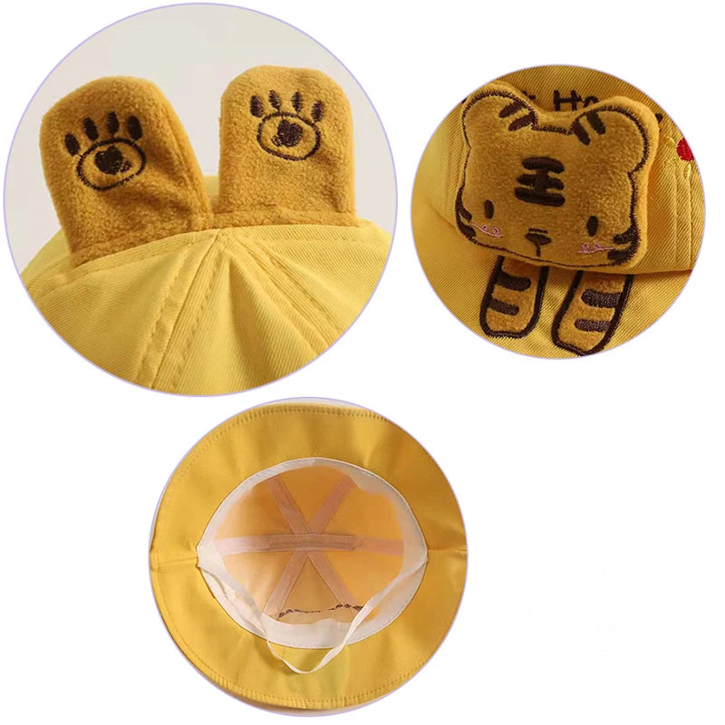 Cartoon Animal Ears Baby Bucket Hat