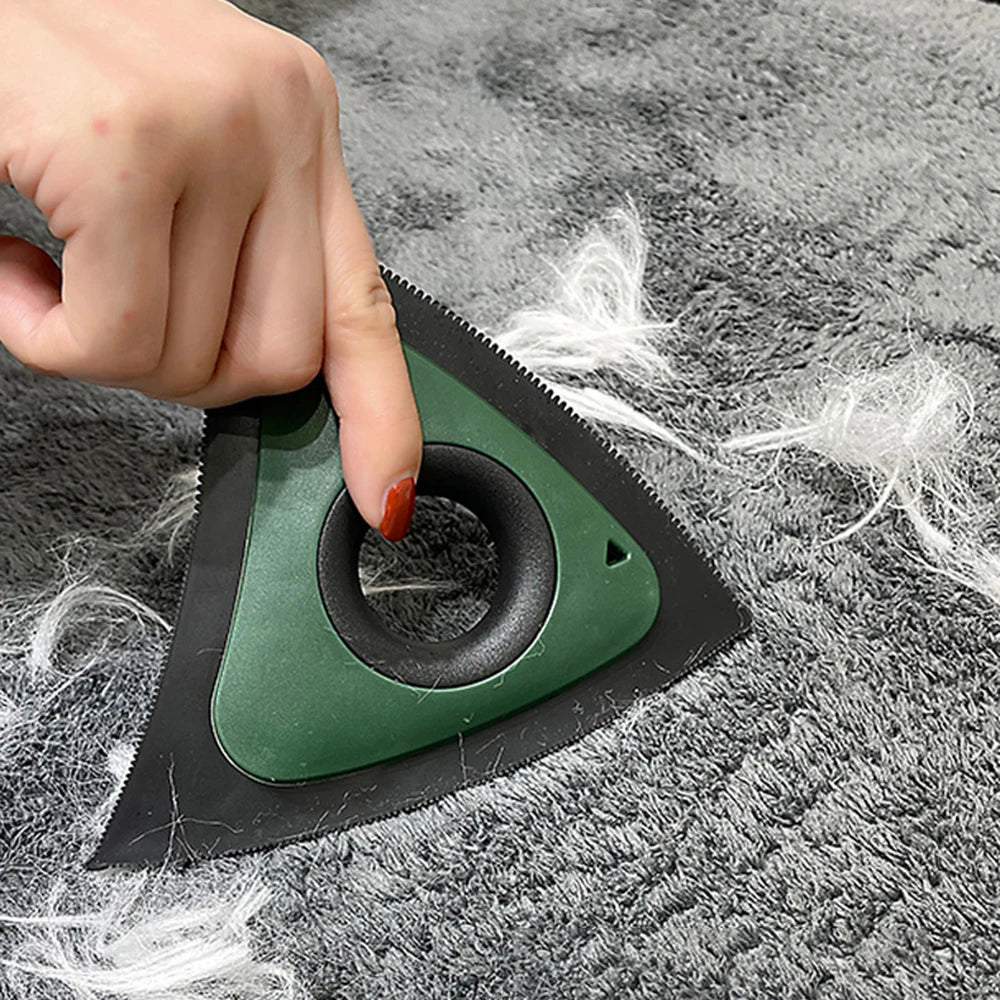 Pet hair remover, cat and dog bed hair remover brush