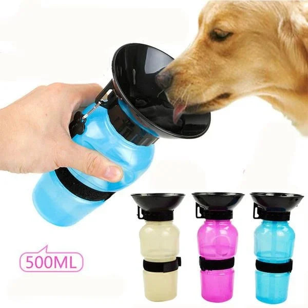 500ml Portable Pet Cat Dog Water Bottle