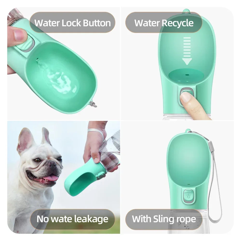 Portable Pet Cat Dog Water Bottle Leakproof