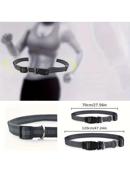 Pet Cat Dog Hands-Free Leash Adjustable
