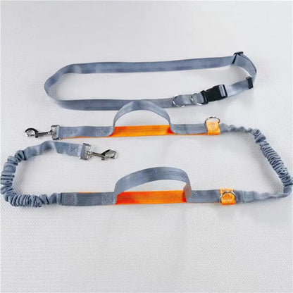 Pet Cat Dog Hands-Free Leash Adjustable