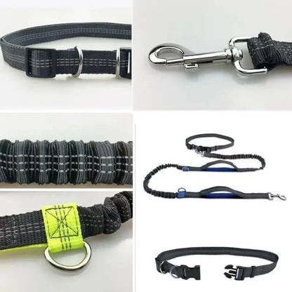Pet Cat Dog Hands-Free Leash Adjustable