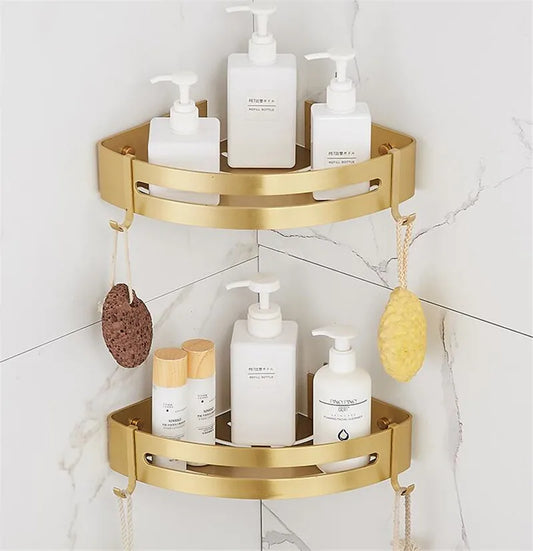 Corner Wall Mounted Bathroom Shelf