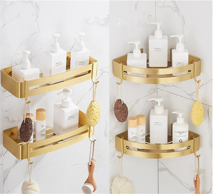 Corner Wall Mounted Bathroom Shelf