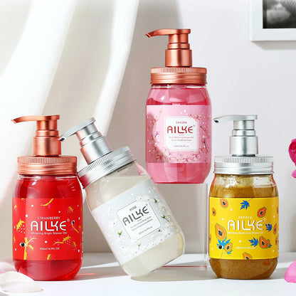 Whitening Brightening Scrub Fragrant Shower Gel
