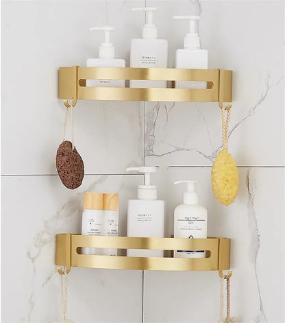 Corner Wall Mounted Bathroom Shelf