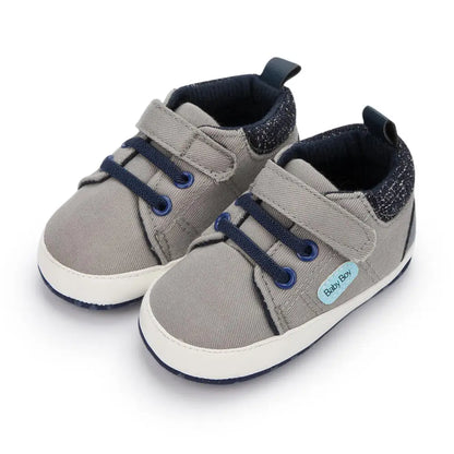 Newborn Baby Solid Color Canvas Shoes