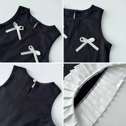Black Bow Decoration Princess Dresses