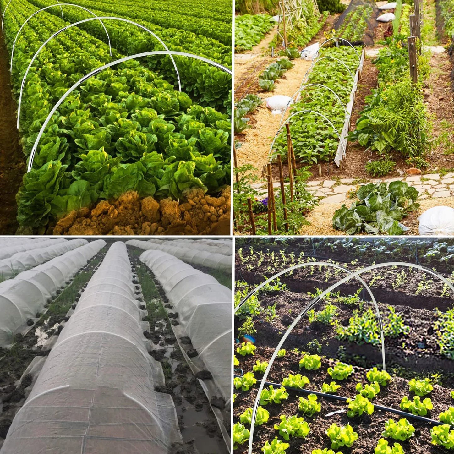 30Pcs Garden Hoops for Netting Tunnel
