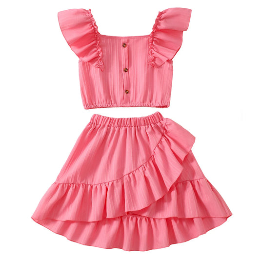 Kid Girls Summer Princess Clothing Set