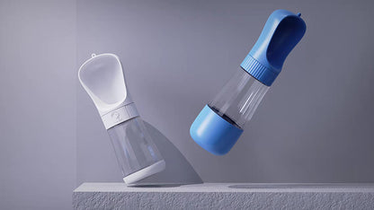 2 In 1 Portable Pet Dog Water Bottle