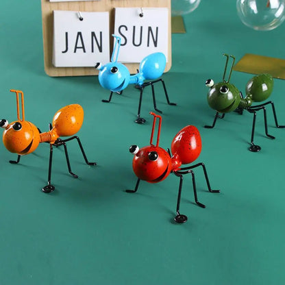 Cute Ant Statue Garden Decor Figure Stand