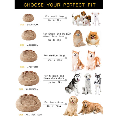 Fluffy Dog Bed – Soft & Breathable Pet Sofa Basket