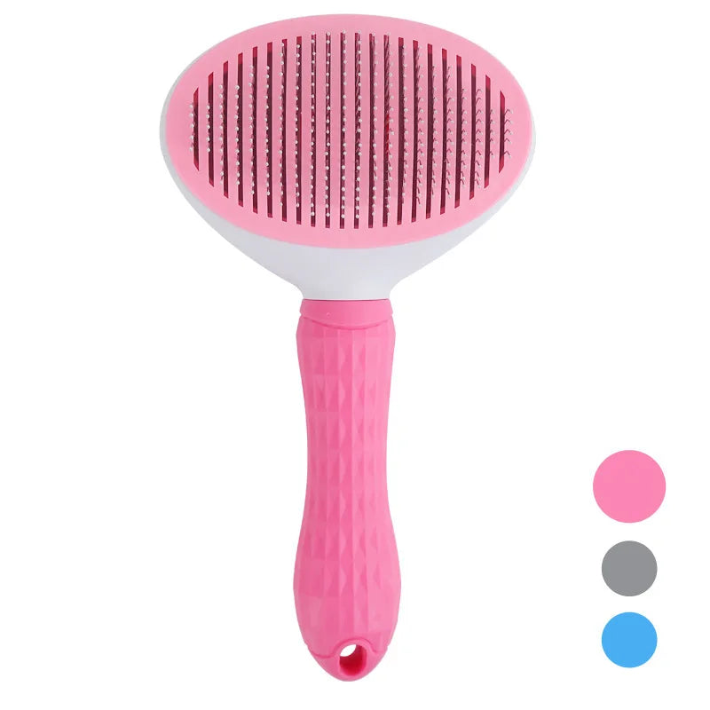 Pet Comb Stainless Steel Needle Comb Pet Dog Cleaning Brush