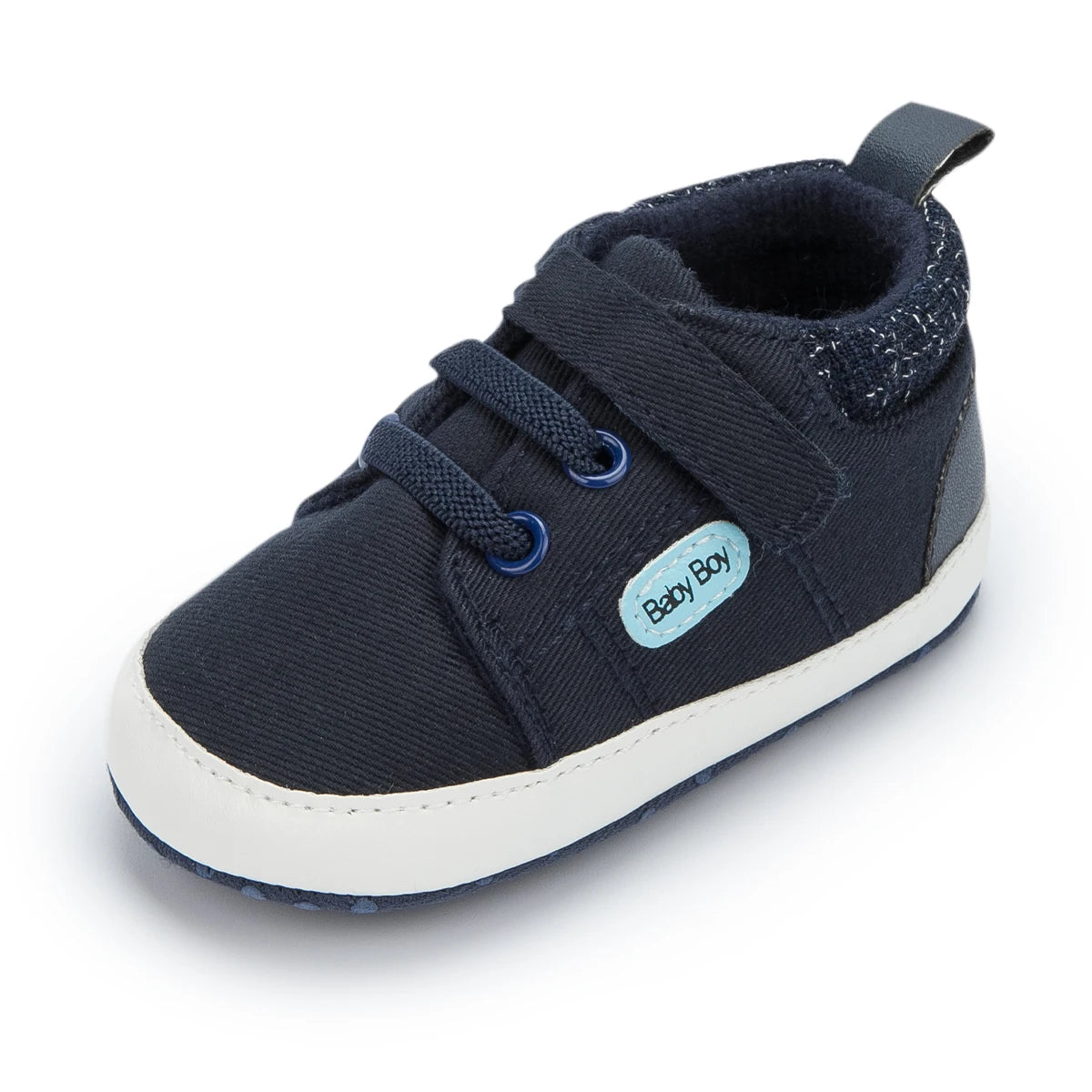 Newborn Baby Solid Color Canvas Shoes