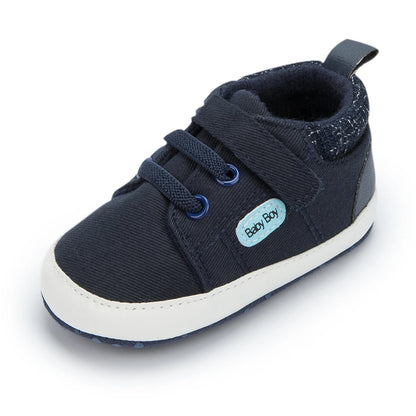 Newborn Baby Solid Color Canvas Shoes