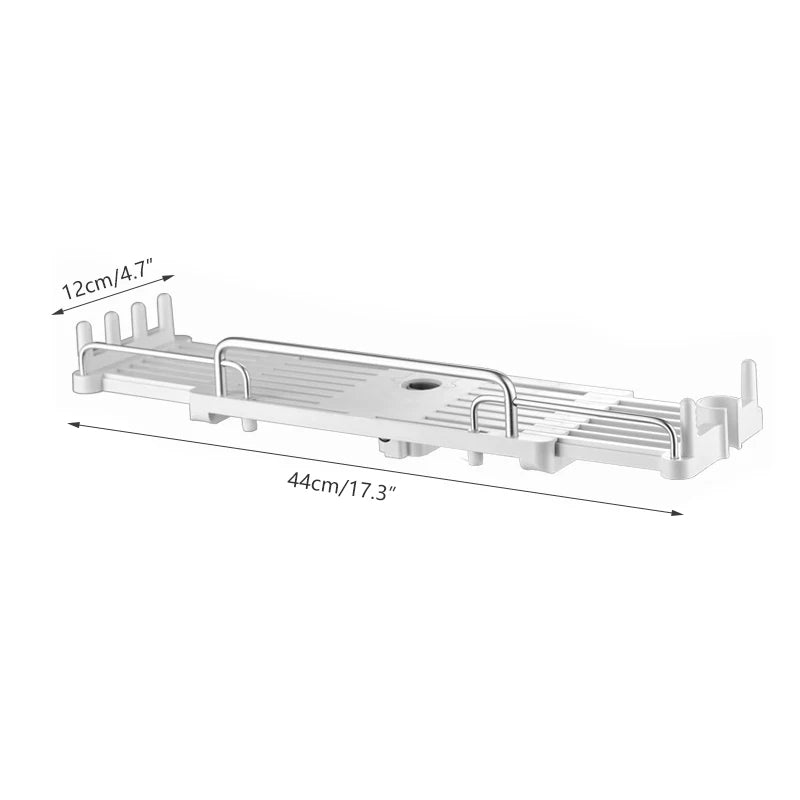 Extendable Shower Shelf Bathroom Shelf Without Drilling