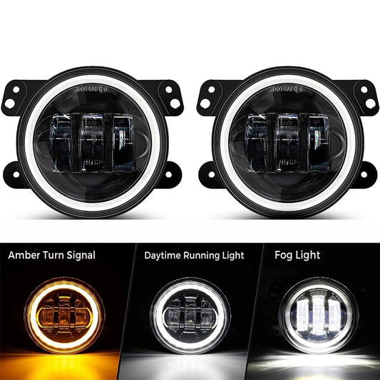 4 Inch LED Fog Lights Round Car Driving Light