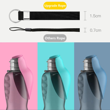 800ml Portable Pet Dog Water Bottle