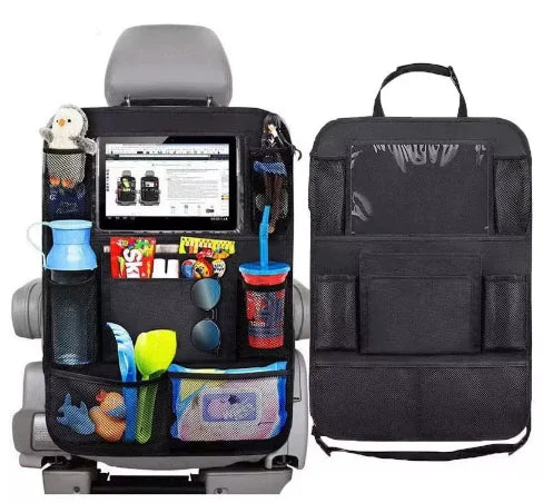 Car Back Multi Pocket Storage Bag with Tablet Holder