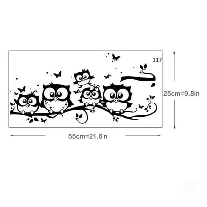 Owl Butterfly Wall Sticker Home Decor