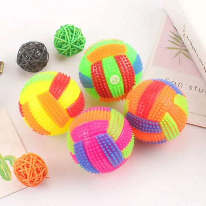Pet Interactive Glowing Ball Toy