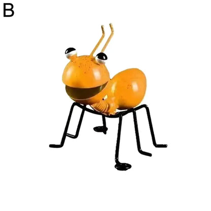 Cute Ant Statue Garden Decor Figure Stand