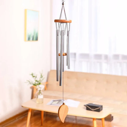 Good Luck Wind Chimes, 6 Tubes Bell Pendant For Home Decorations