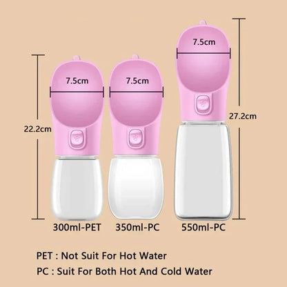 Portable Pet Cat Dog Water Bottle Leakproof