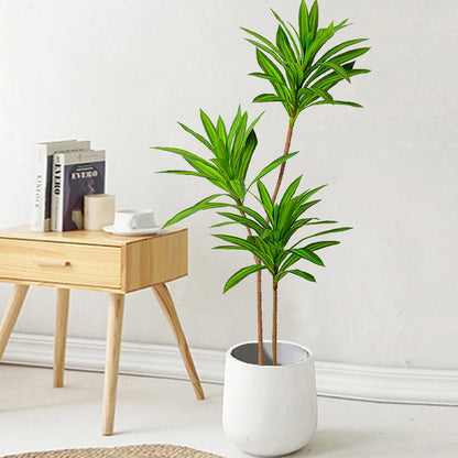 Large Artificial Tropical Plants Fake Green Leaves