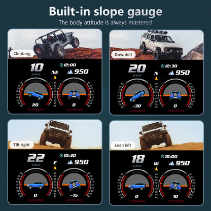 Digital Dashboard Head Up Display Real-Time Car Speedometer