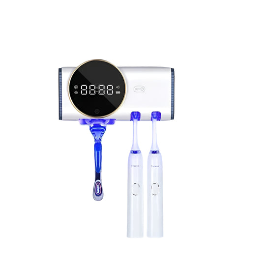 Wall-mounted UV Toothbrush Holder Razor Rack