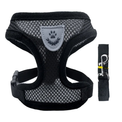 Pet Cat Dog Harness Leash Adjustable