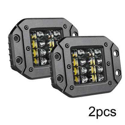 Flush Mount Work Off Road Spot Beam LED Pods Light
