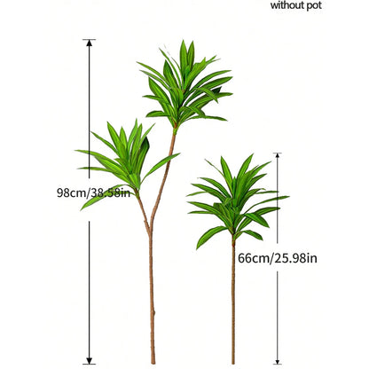 Large Artificial Tropical Plants Fake Green Leaves