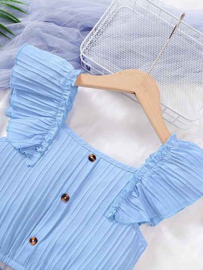 Kid Girls Summer Princess Clothing Set