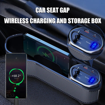 Car Supplies Wireless Charging Car Seat Gap Organizer
