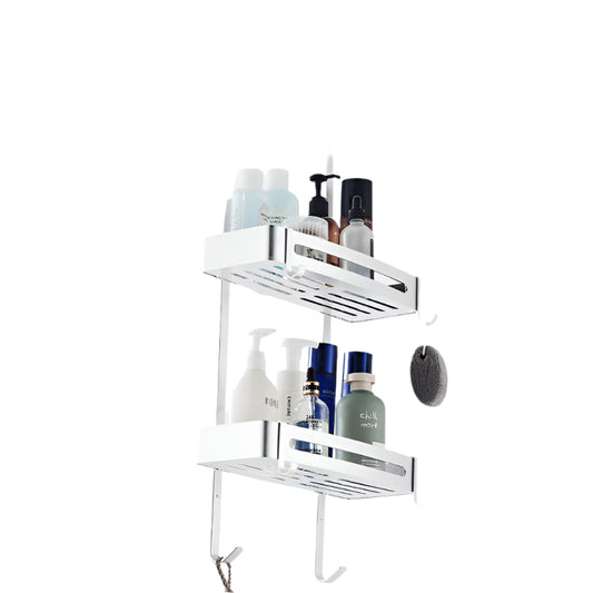 Black Hanging Bath Shelves Bathroom Shelf Organizer